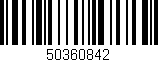 Código de barras (EAN, GTIN, SKU, ISBN): '50360842'