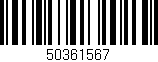 Código de barras (EAN, GTIN, SKU, ISBN): '50361567'