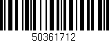 Código de barras (EAN, GTIN, SKU, ISBN): '50361712'