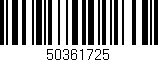 Código de barras (EAN, GTIN, SKU, ISBN): '50361725'