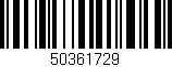 Código de barras (EAN, GTIN, SKU, ISBN): '50361729'
