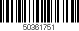Código de barras (EAN, GTIN, SKU, ISBN): '50361751'