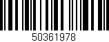 Código de barras (EAN, GTIN, SKU, ISBN): '50361978'