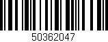 Código de barras (EAN, GTIN, SKU, ISBN): '50362047'