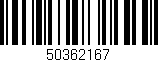 Código de barras (EAN, GTIN, SKU, ISBN): '50362167'