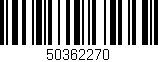 Código de barras (EAN, GTIN, SKU, ISBN): '50362270'