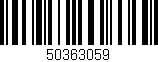Código de barras (EAN, GTIN, SKU, ISBN): '50363059'