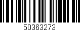 Código de barras (EAN, GTIN, SKU, ISBN): '50363273'