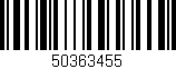 Código de barras (EAN, GTIN, SKU, ISBN): '50363455'