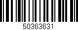 Código de barras (EAN, GTIN, SKU, ISBN): '50363631'