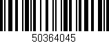 Código de barras (EAN, GTIN, SKU, ISBN): '50364045'