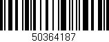 Código de barras (EAN, GTIN, SKU, ISBN): '50364187'