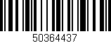 Código de barras (EAN, GTIN, SKU, ISBN): '50364437'