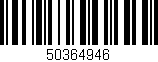 Código de barras (EAN, GTIN, SKU, ISBN): '50364946'