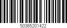 Código de barras (EAN, GTIN, SKU, ISBN): '50365201422'