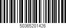 Código de barras (EAN, GTIN, SKU, ISBN): '50365201426'