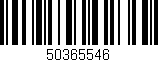 Código de barras (EAN, GTIN, SKU, ISBN): '50365546'