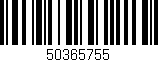 Código de barras (EAN, GTIN, SKU, ISBN): '50365755'