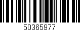 Código de barras (EAN, GTIN, SKU, ISBN): '50365977'