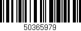 Código de barras (EAN, GTIN, SKU, ISBN): '50365979'