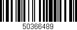Código de barras (EAN, GTIN, SKU, ISBN): '50366489'