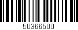 Código de barras (EAN, GTIN, SKU, ISBN): '50366500'