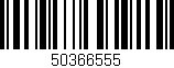 Código de barras (EAN, GTIN, SKU, ISBN): '50366555'