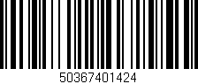 Código de barras (EAN, GTIN, SKU, ISBN): '50367401424'