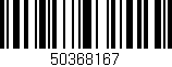 Código de barras (EAN, GTIN, SKU, ISBN): '50368167'