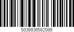 Código de barras (EAN, GTIN, SKU, ISBN): '5036838562088'