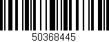 Código de barras (EAN, GTIN, SKU, ISBN): '50368445'