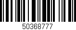 Código de barras (EAN, GTIN, SKU, ISBN): '50368777'