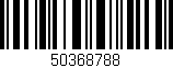 Código de barras (EAN, GTIN, SKU, ISBN): '50368788'