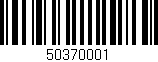 Código de barras (EAN, GTIN, SKU, ISBN): '50370001'