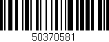 Código de barras (EAN, GTIN, SKU, ISBN): '50370581'