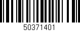 Código de barras (EAN, GTIN, SKU, ISBN): '50371401'