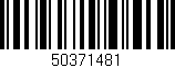 Código de barras (EAN, GTIN, SKU, ISBN): '50371481'