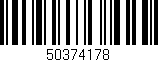 Código de barras (EAN, GTIN, SKU, ISBN): '50374178'