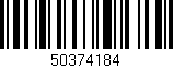 Código de barras (EAN, GTIN, SKU, ISBN): '50374184'