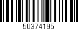 Código de barras (EAN, GTIN, SKU, ISBN): '50374195'