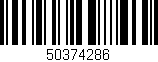 Código de barras (EAN, GTIN, SKU, ISBN): '50374286'