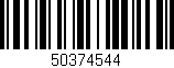 Código de barras (EAN, GTIN, SKU, ISBN): '50374544'