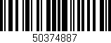 Código de barras (EAN, GTIN, SKU, ISBN): '50374887'