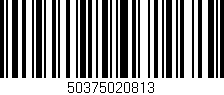 Código de barras (EAN, GTIN, SKU, ISBN): '50375020813'