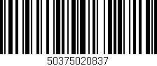 Código de barras (EAN, GTIN, SKU, ISBN): '50375020837'