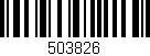 Código de barras (EAN, GTIN, SKU, ISBN): '503826'