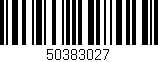 Código de barras (EAN, GTIN, SKU, ISBN): '50383027'
