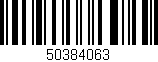 Código de barras (EAN, GTIN, SKU, ISBN): '50384063'