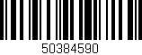 Código de barras (EAN, GTIN, SKU, ISBN): '50384590'