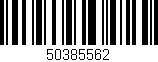 Código de barras (EAN, GTIN, SKU, ISBN): '50385562'